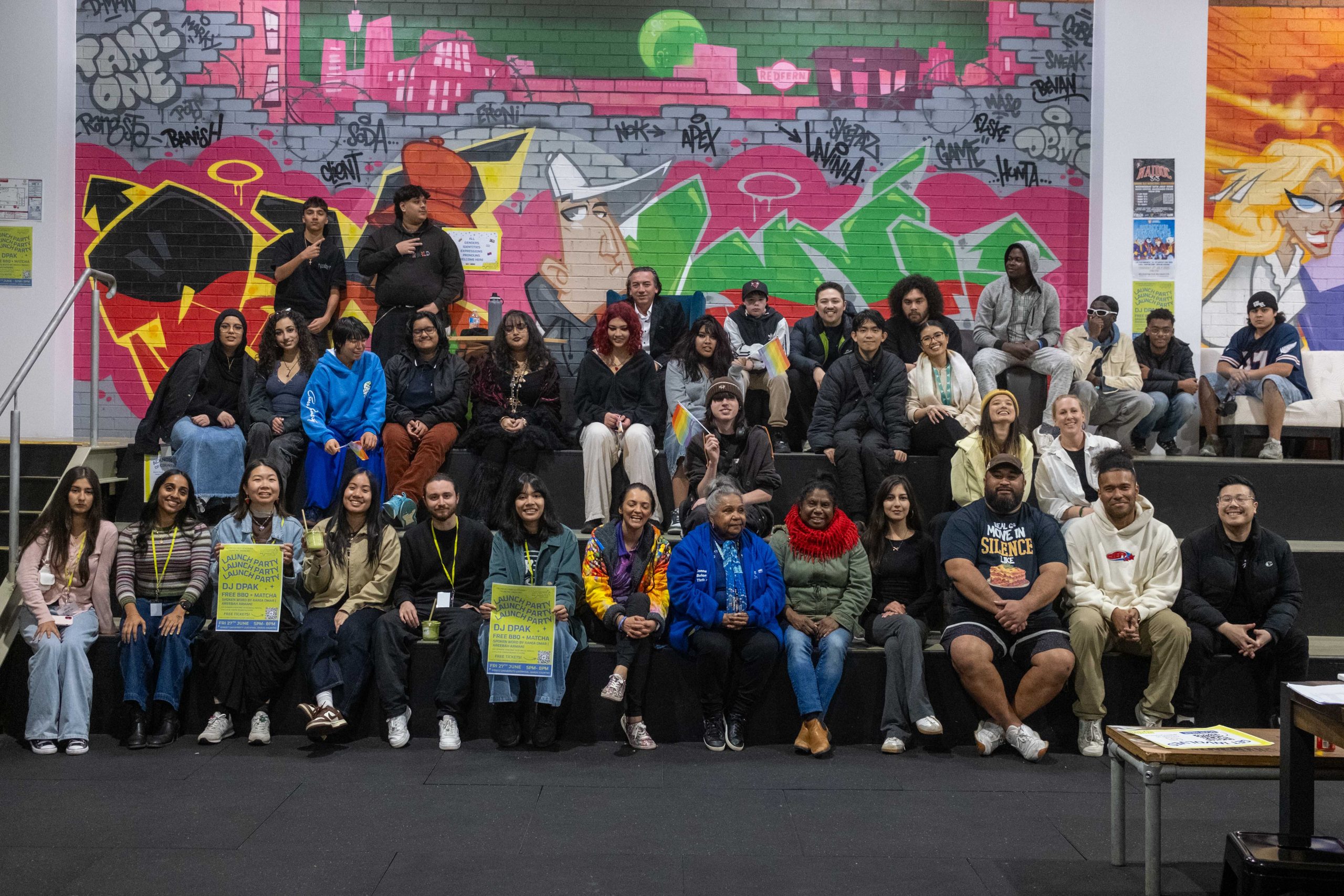 group of aycc volunteers